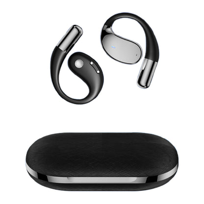 115-Language Wireless AI Translator Headphone Bluetooth Earbuds with Charging Case Black