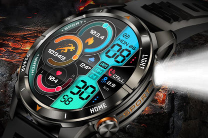 Smart Watch Fitness Tracker with Call Function 100 Sport Modes Heart Rate Sleep Monitor-Black