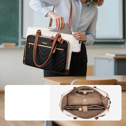 Insulated Tote Bag Laptop Lunch Bag
