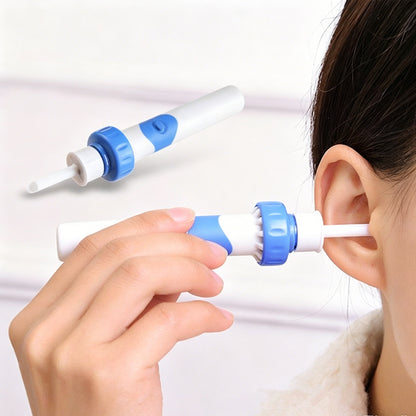 Electric Ear Wax Removal Tool with 2 Soft Tips Ear Vacuum Wax Remover