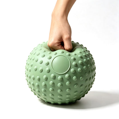 25 cm Thick Inflatable Sitting Stretching and Balance Ball-Green