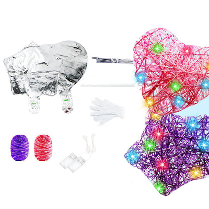3D String Art Kit for Kids Light Up String Light Toys Arts and Crafts Set