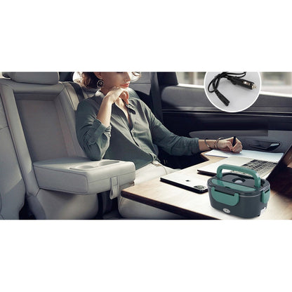 12V Car Portable Food Heating Lunch Box Electric Heater Warmer For Trucks Office
