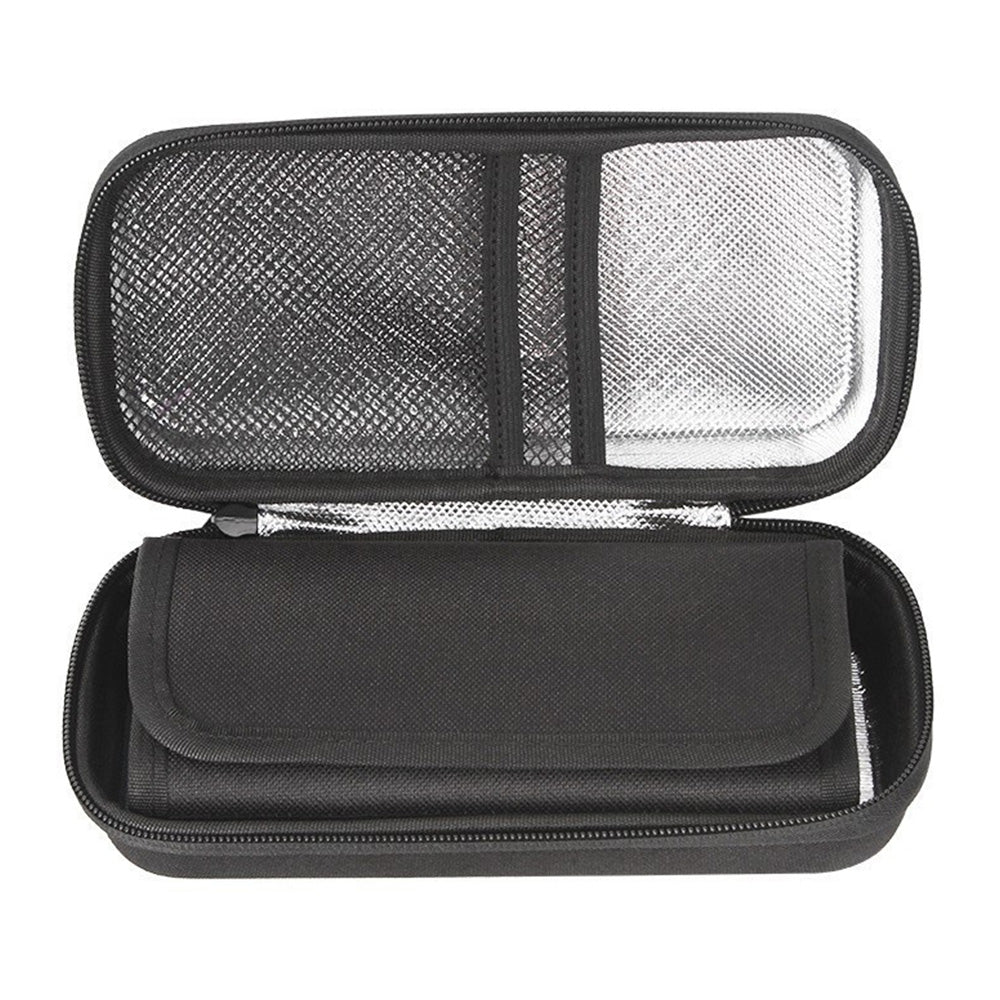 Insulin Cooler Travel Case Diabetic Medication Cooler Bag-Black