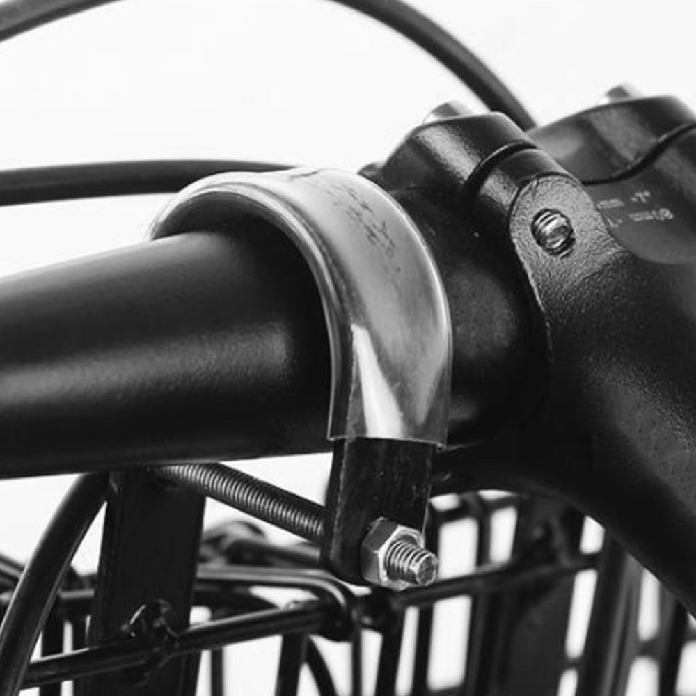 Foldable Bicycle Basket Front & Rear Hanging Storage Rack for Mountain Bike Black