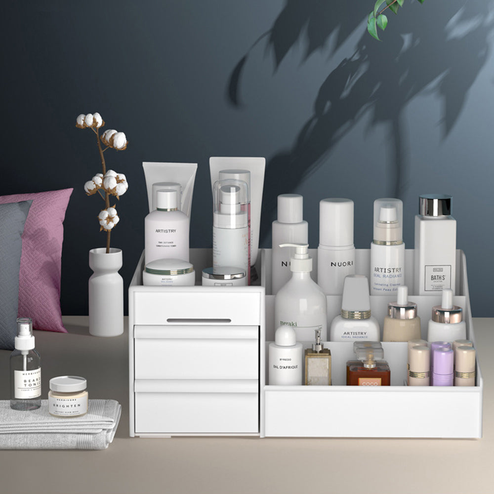 Large Capacity Drawer Style Cosmetic Organizer