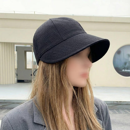 2 Pack Waffle Bucket Hats and Visor Caps - Brown