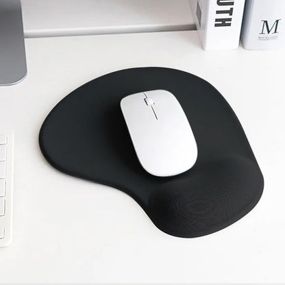 Non Slip Ergonomic Mouse Pad With Wrist Rest Silicone Wrist Support Mouse Mat For Computer-Black