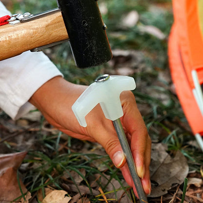 15Pcs Glow in the Dark Tent Pegs Heavy Duty Ground Anchor Tent Stakes