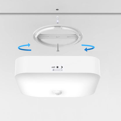 Rechargeable Motion Sensor Square Ceiling Light ââ‚?Indoor & Outdoor Use