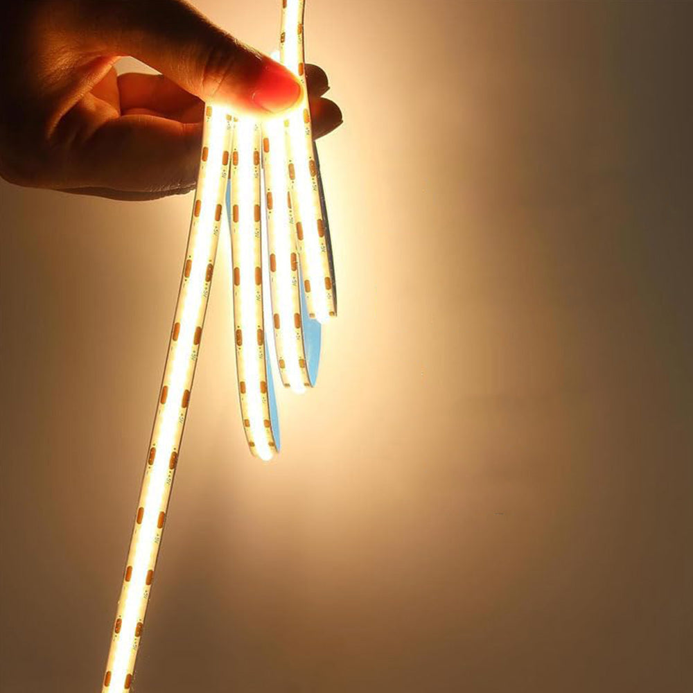 5V USB LED Light Strip COB LED Strip Lights for TV Under Cabinet-Warm