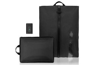 2Pcs Vacuum Bags for Travel Luggage with Wireless Pump Compression Bags