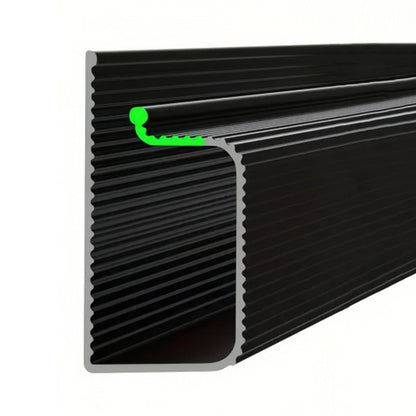 40cm Under Desk Cable Management ¨C Adhesive Mount Cord Organizer for Desk Black