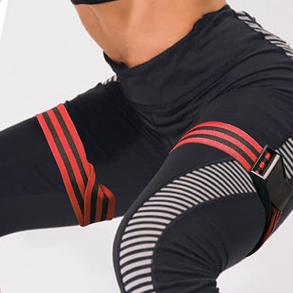 BFR Bundle Booty Resistance Bands Blood Flow Restriction Straps for Glute and Hip Exercising Fitness Red