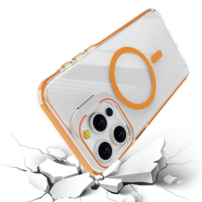For iPhone 16 Series Protective Case Scratch-Resistant Back Cover Orange