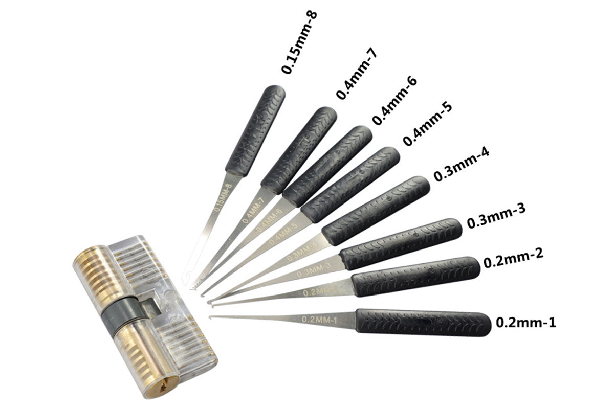 12Pcs Practice Unlocking Tool Pick Tool Kit