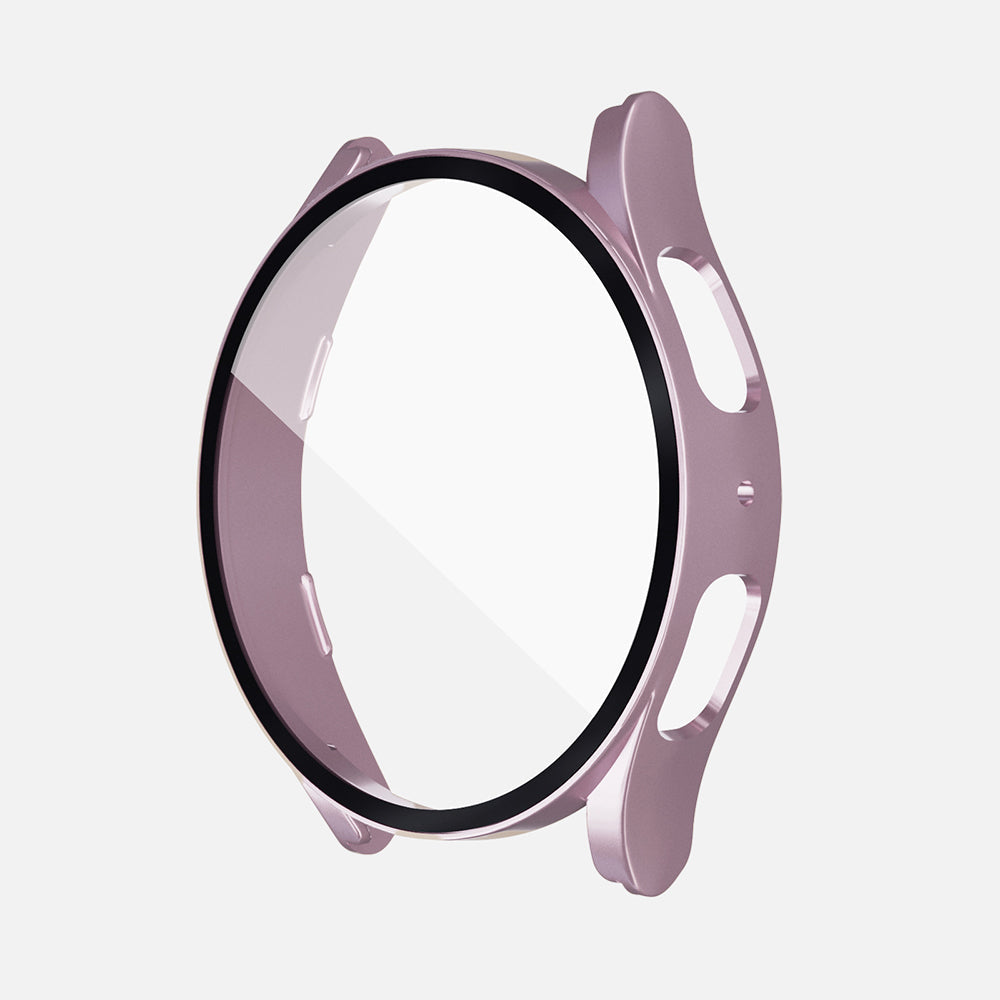 2Pcs Full Screen Protector Case Cover For Samsung Galaxy Watch 5 40mm Rose Gold and Silver