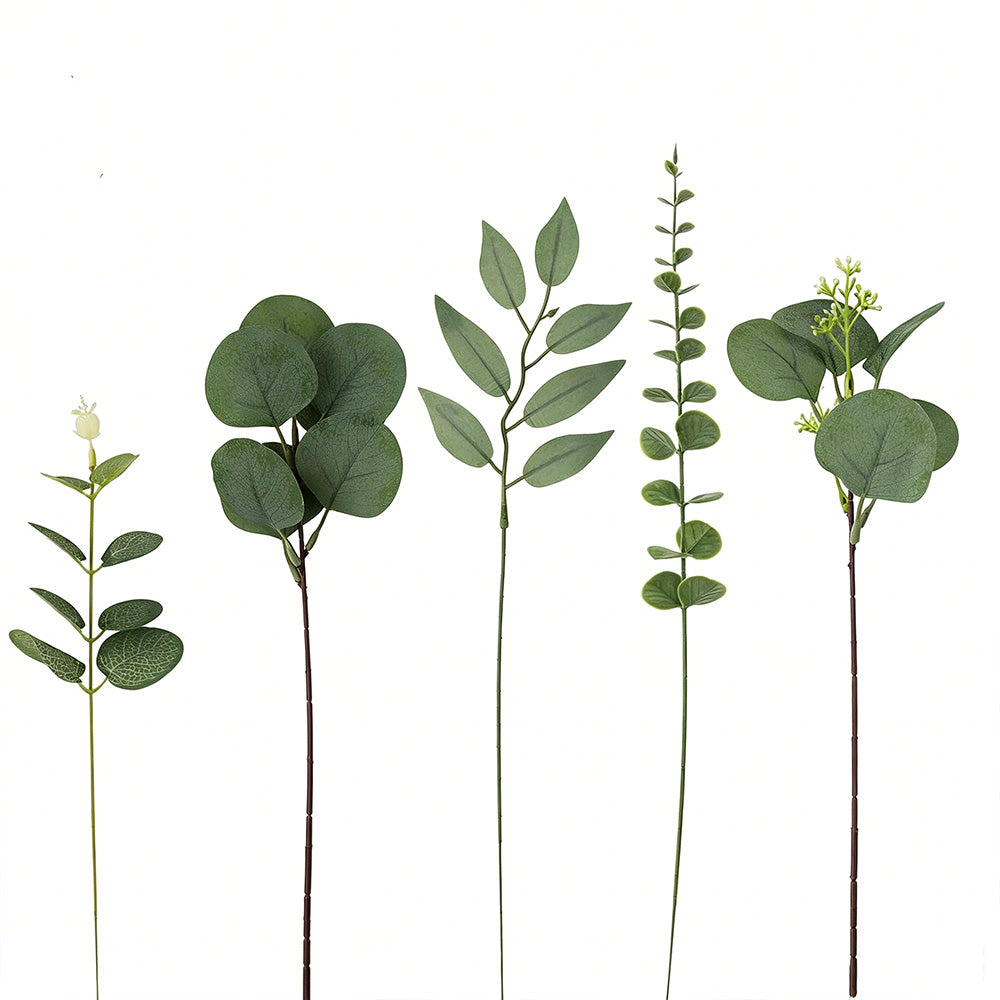 130Pcs Artificial Eucalyptus Leaves Bundle
