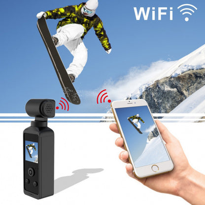 4K WIFI Action Camera 270-degree Rotatable with Waterproof Case