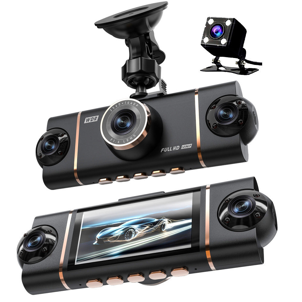 4 Channel Dash Cam Built in WIFI And App Control Car Camera With 64G Card