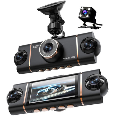 4 Channel Dash Cam Built in WIFI And App Control Car Camera With 64G Card