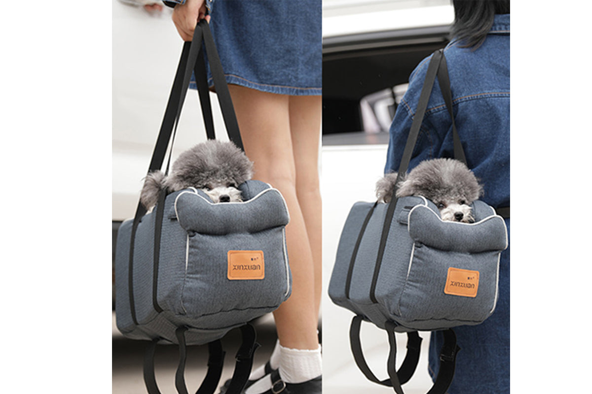 Pet Car Seat Console Dog Booster Pet Supplies for Outdoor On Car Armrest-Style 1