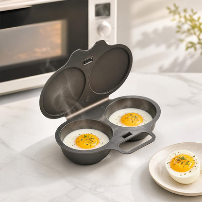 5 Pack Microwave Egg Cooker FDA Certified Egg Poacher