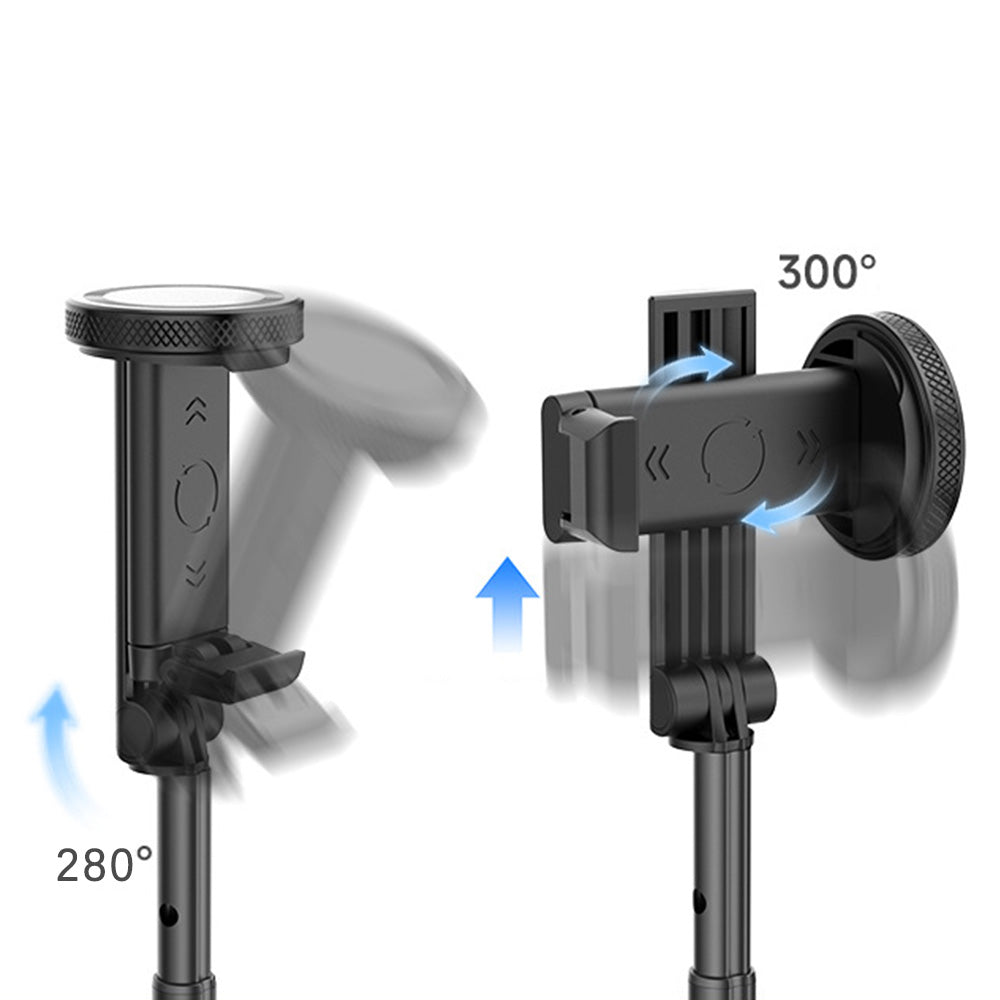 Bluetooth Selfie Stick Tripod 1.7m Universal Phone Stand for Travel