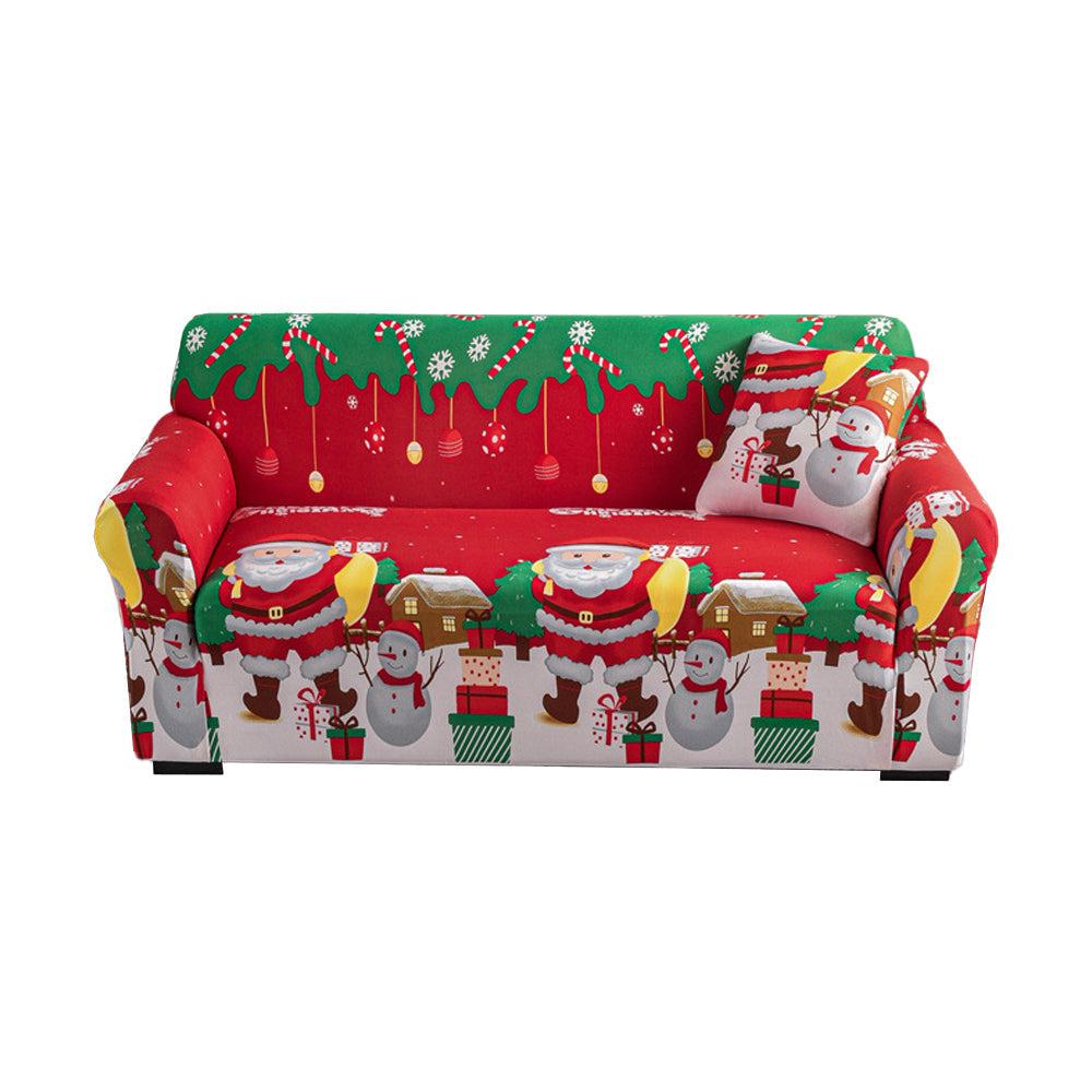 Christmas Stretch Sofa Cover Lounge Slipcover Protector Couch Cover Style 3