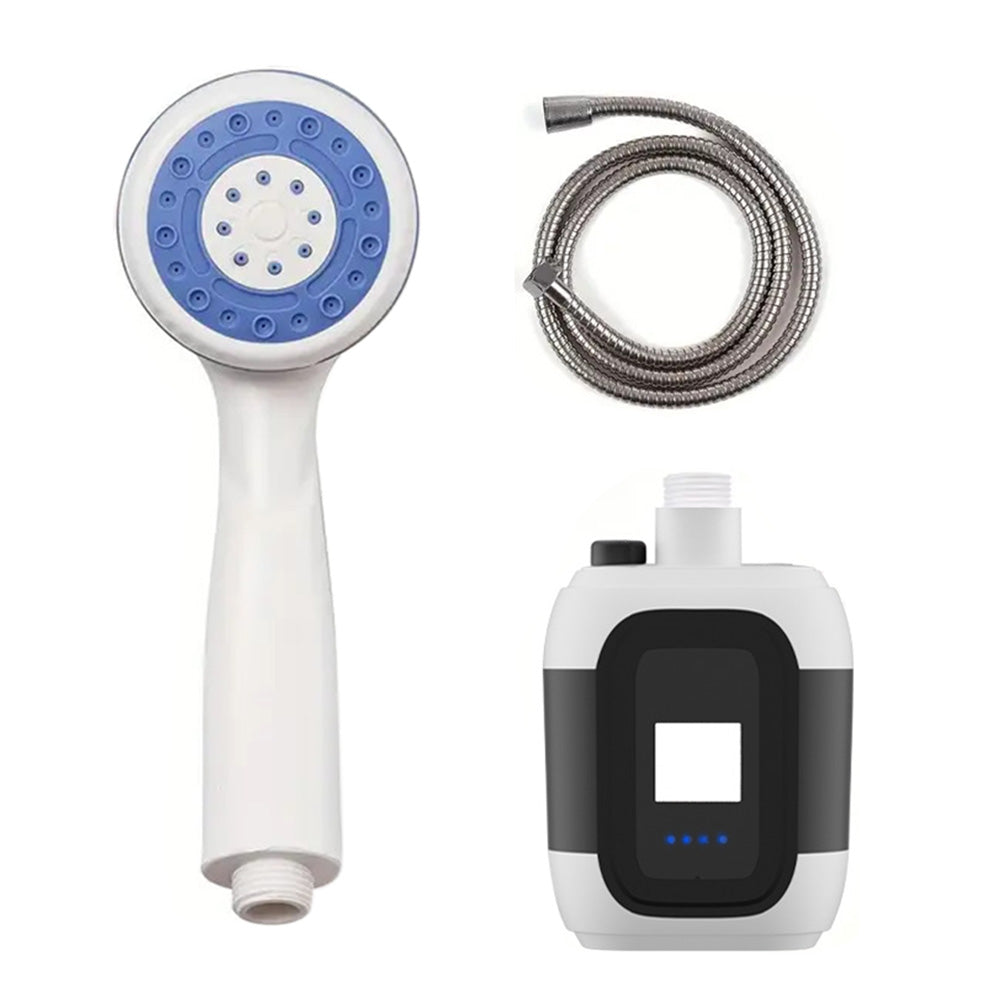 Portable USB Rechargeable Camping Shower Pump for Outdoor RV Travel