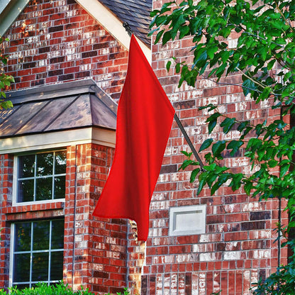 Outside House Flag Pole Kit Metal Porch Flagpole with Bracket