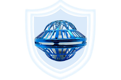 Flying Orb Ball Toy Galaxy Boomerang Hover Ball with LED Light -Blue