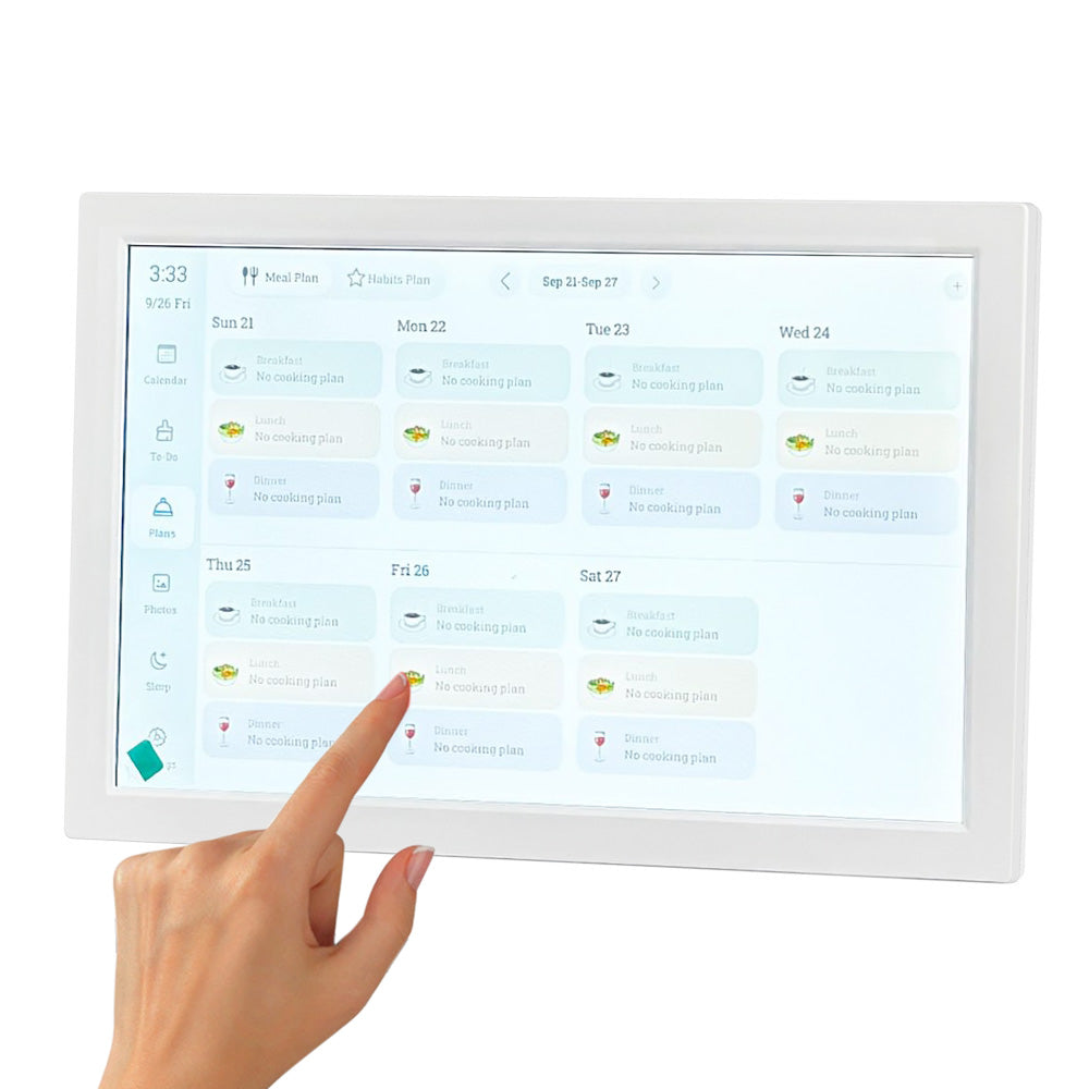 WiFi Digital Calendar Smart Family Planner Tempered Glass Screen Calendar