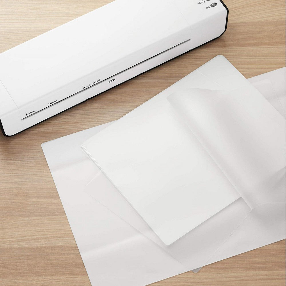 100Pcs 75mic Clear Thermal Laminating Plastic Paper Laminator Sheets