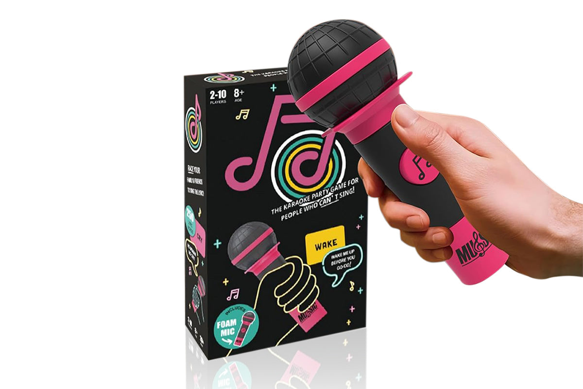 Karaoke Microphone Party Game Card Set Family Board Game for Adults