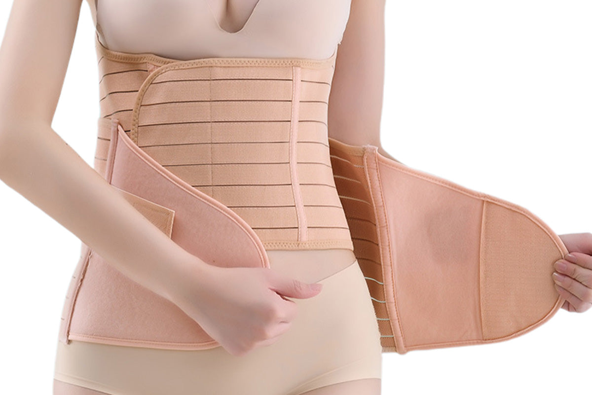 3 in 1 Postpartum Belly Band Waist Shapewear Recovery Girdle After Birth Support -Cuticolor