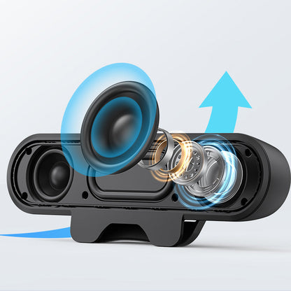 USB Clip-On Speaker 10W High Power Portable Soundbar for Laptop PC