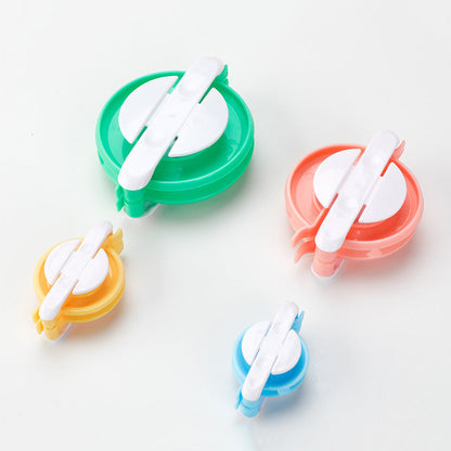 4-Piece Multi-Size Pom Pom Maker Set for DIY Craft Fluff Balls