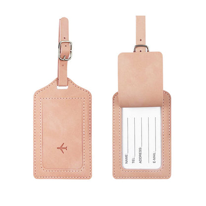 RFID Shield Passport Holder and Luggage Tag Set  - Pink