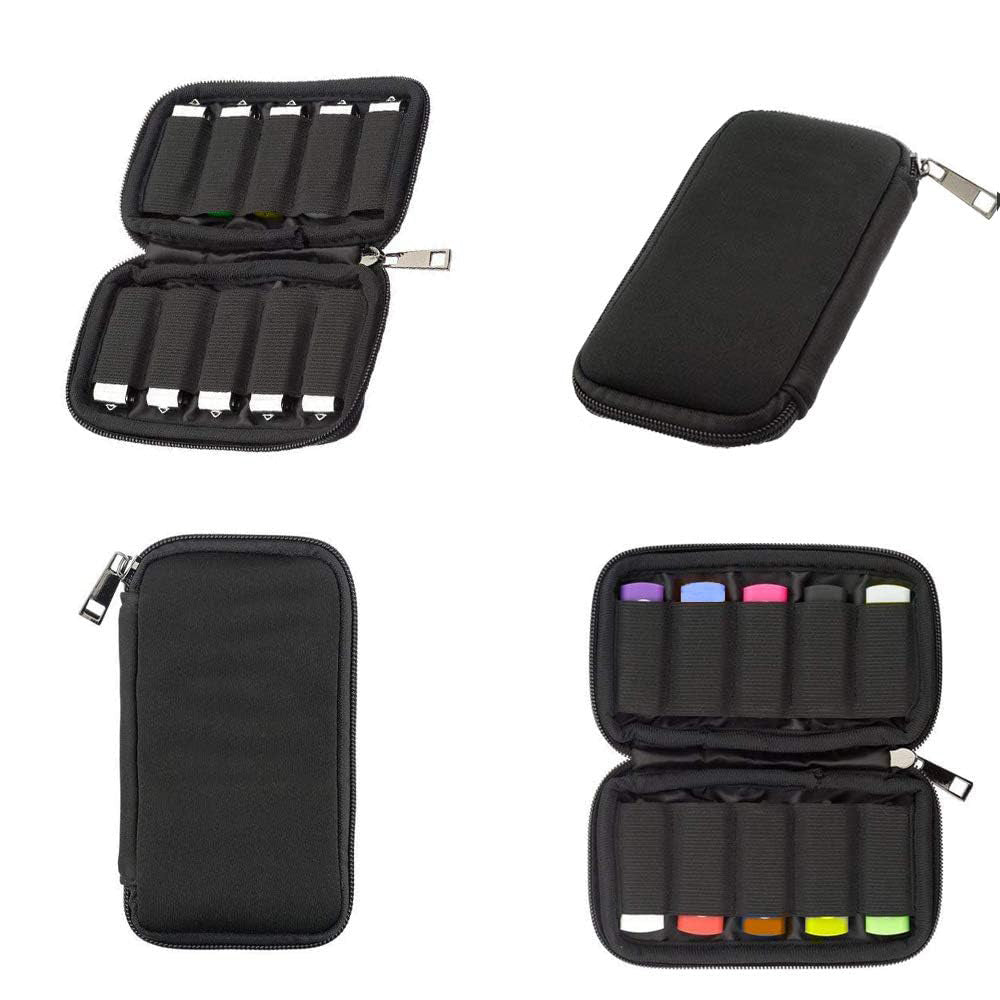 Portable 10-Slot Flash Drive Case USB Storage Bag Electronic Accessories Organizer