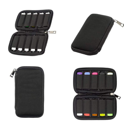 Portable 10-Slot Flash Drive Case USB Storage Bag Electronic Accessories Organizer