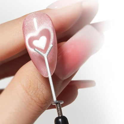 Cat Eye Nail Art Magnet Set with Magnetic Pen