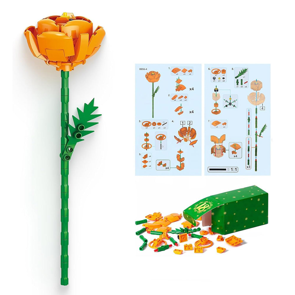 24 Days Surprise Botanical Building Blocks Advent Calendar Christmas Countdown Calendar Box Style 1