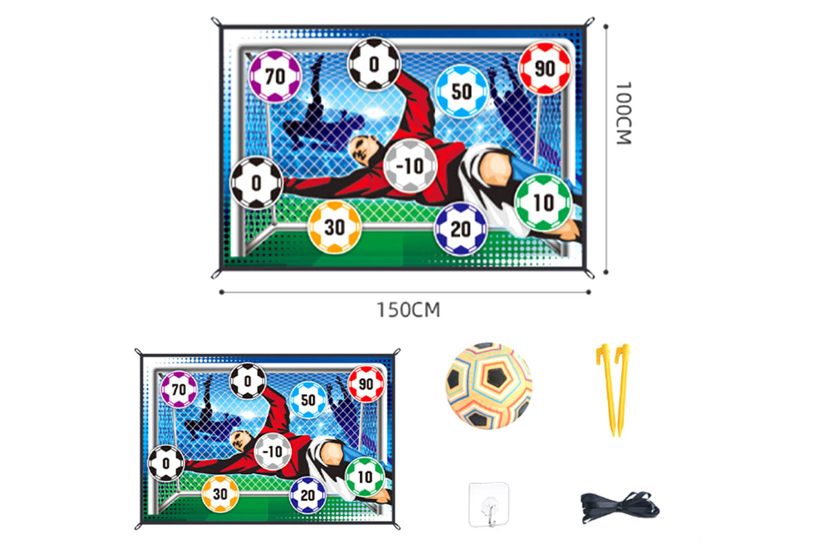 Portable Soccer Goal Set - Yellow