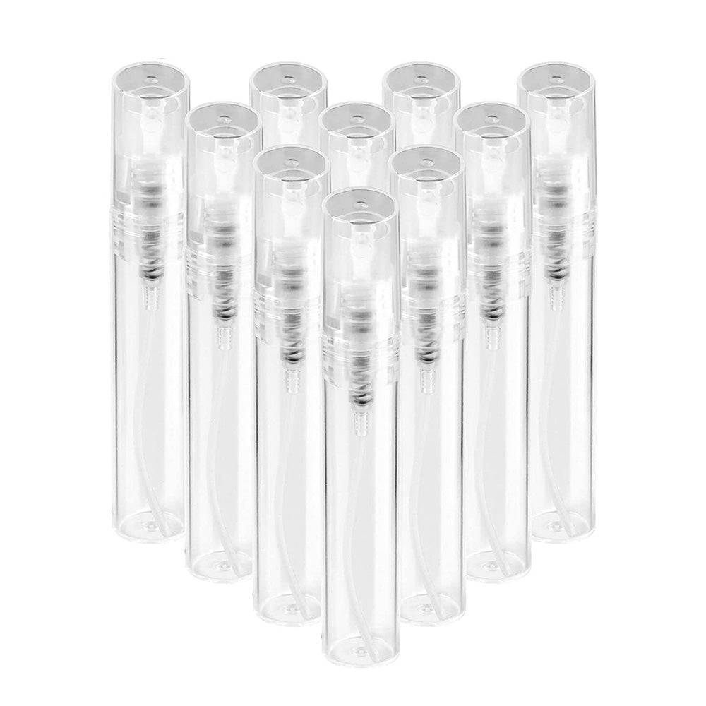 10 Pack 10ml Glass Perfume Atomizer Pump Cosmetic Spray Bottles
