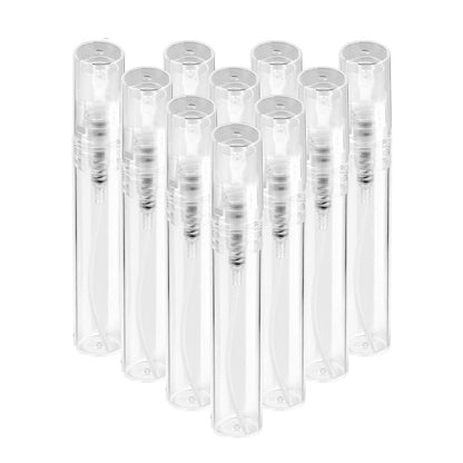 10 Pack 10ml Glass Perfume Atomizer Pump Cosmetic Spray Bottles