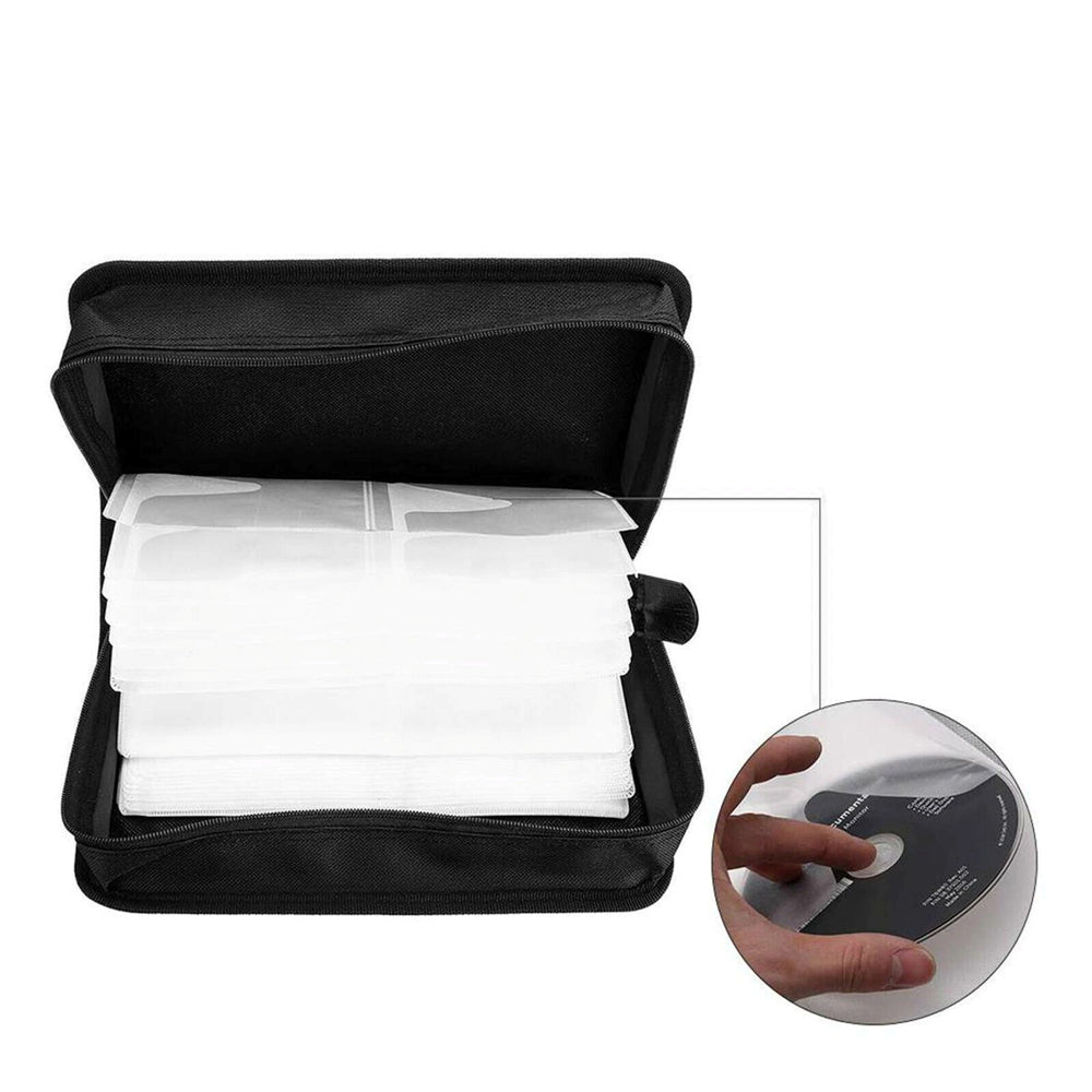 128 Capacity CD DVD Storage Binder Disc Storage Case