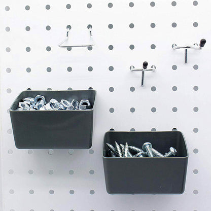 140Pcs Pegboard Hook Set with Brackets Bins Trays Wall Organizer for Garage Workshop