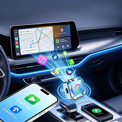 2 in 1 Wireless CarPlay Adapter Android Auto Wireless Adapter