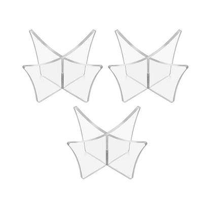 3Pcs Acrylic Ball Stand Display Rack Holder Basketball Football Soccer Ball Support Base